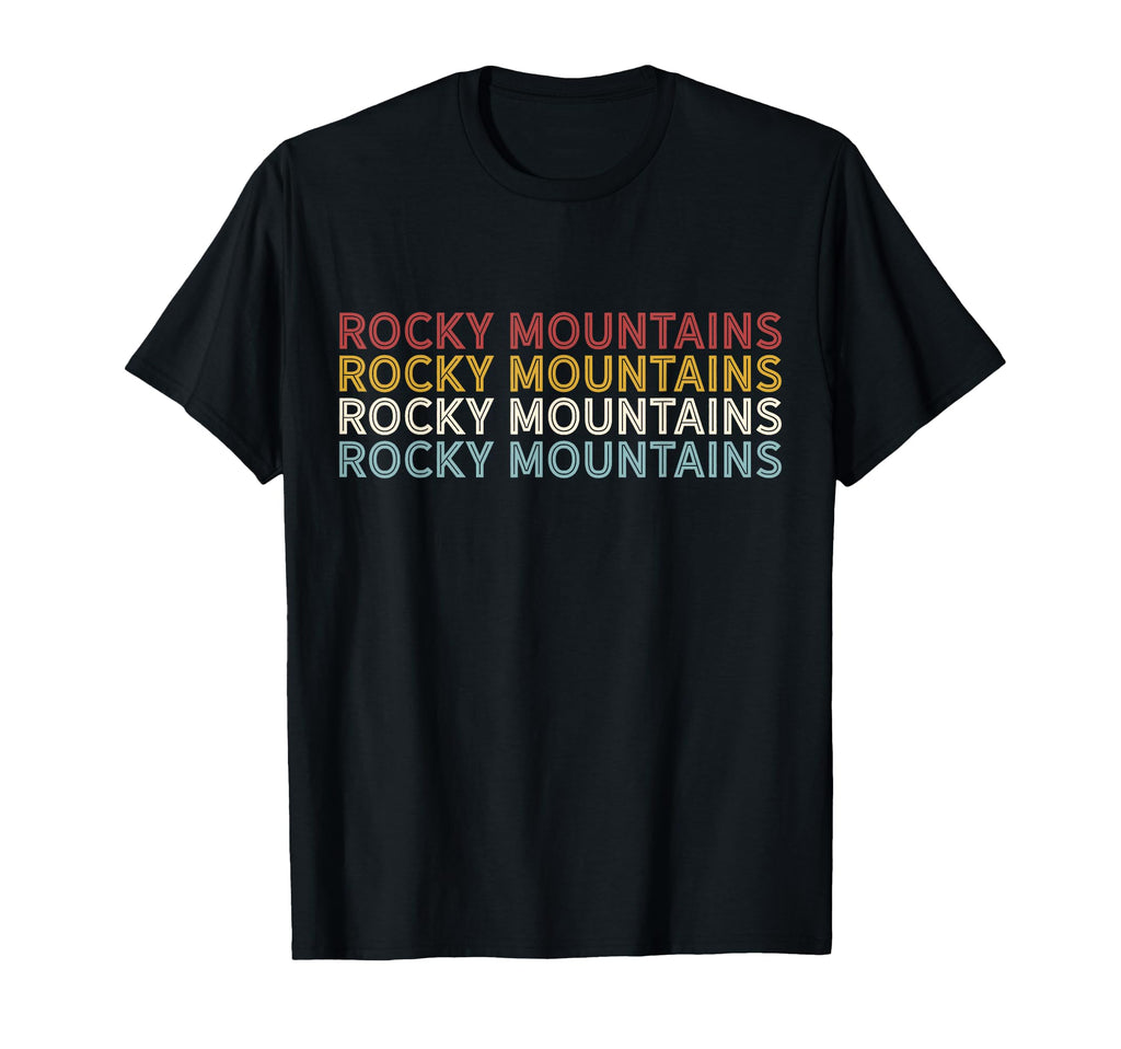 70S Usa Rocky Mountains National Park T-Shirt - Trendy Graphic for Adults - T-Shirt, Sweatshirt, Hoodie