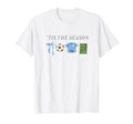 Soccer Tis Season Game Day Watercolor T-Shirt - Trendy Graphic for Adults - T-Shirt, Sweatshirt, Hoodie