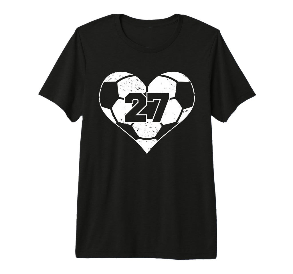 Soccer Number 27 Jersey Funny Soccer T-Shirt - Aesthetic Graphic Unisex - T-Shirt, Sweatshirt, Hoodie
