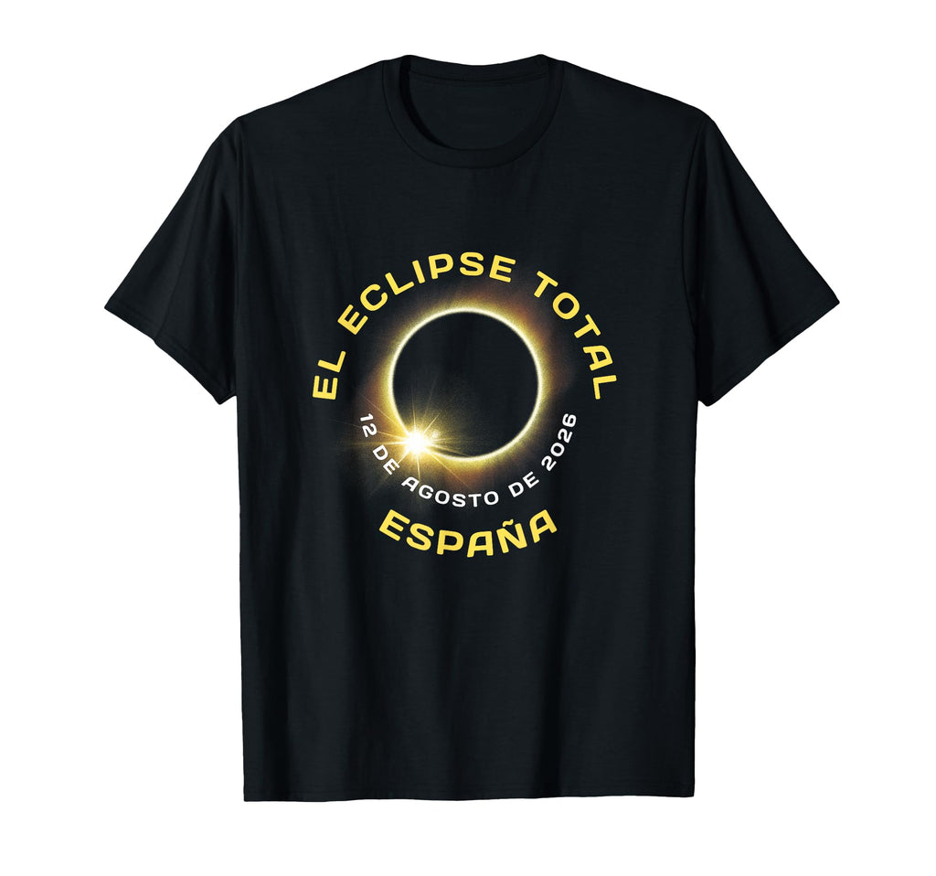 Espana Spain Solar Eclipse T-Shirt - Casual Everyday Wear Men Women - T-Shirt, Sweatshirt, Hoodie