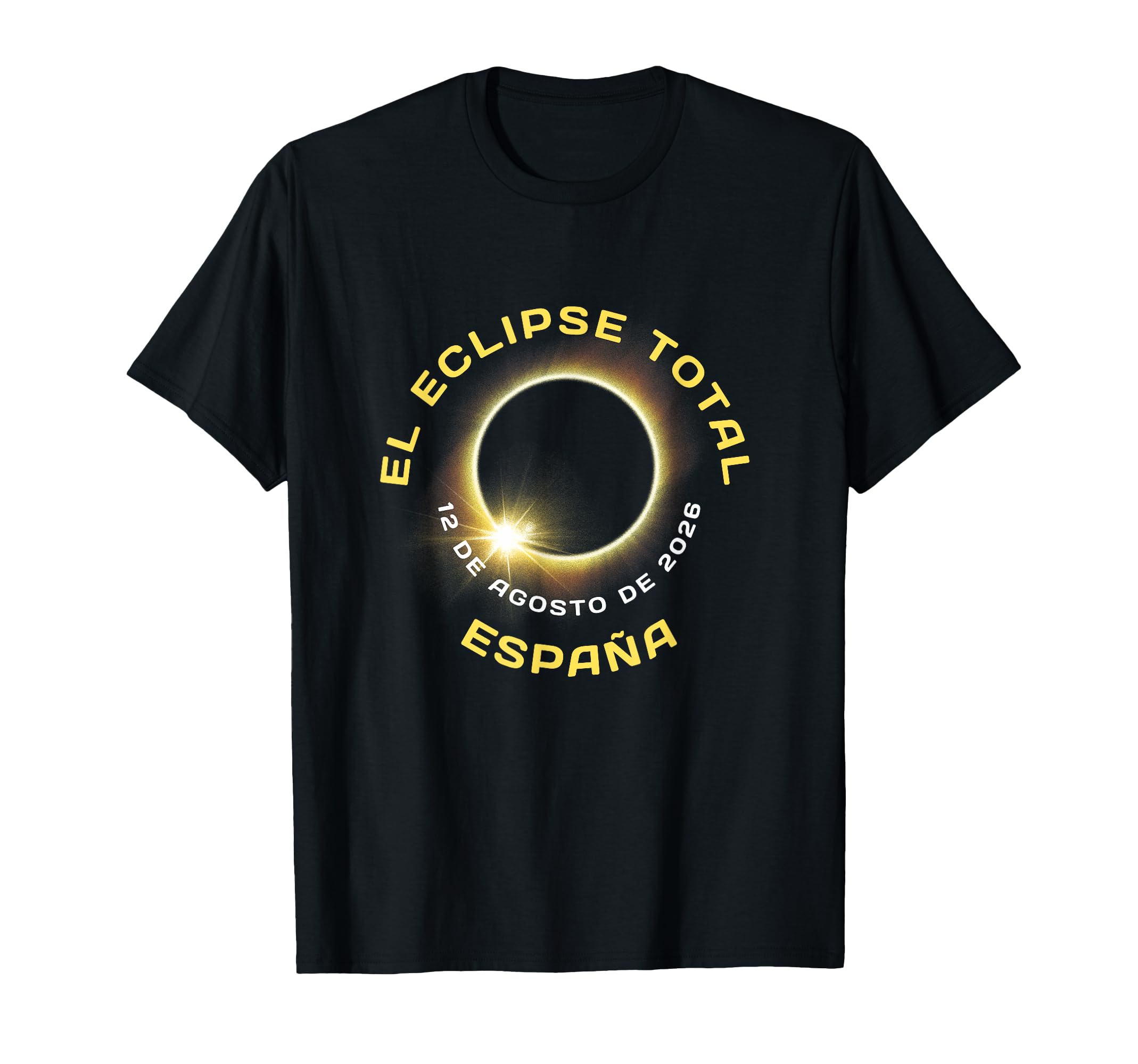 Espana Spain Solar Eclipse T-Shirt - Casual Everyday Wear Men Women - T-Shirt, Sweatshirt, Hoodie
