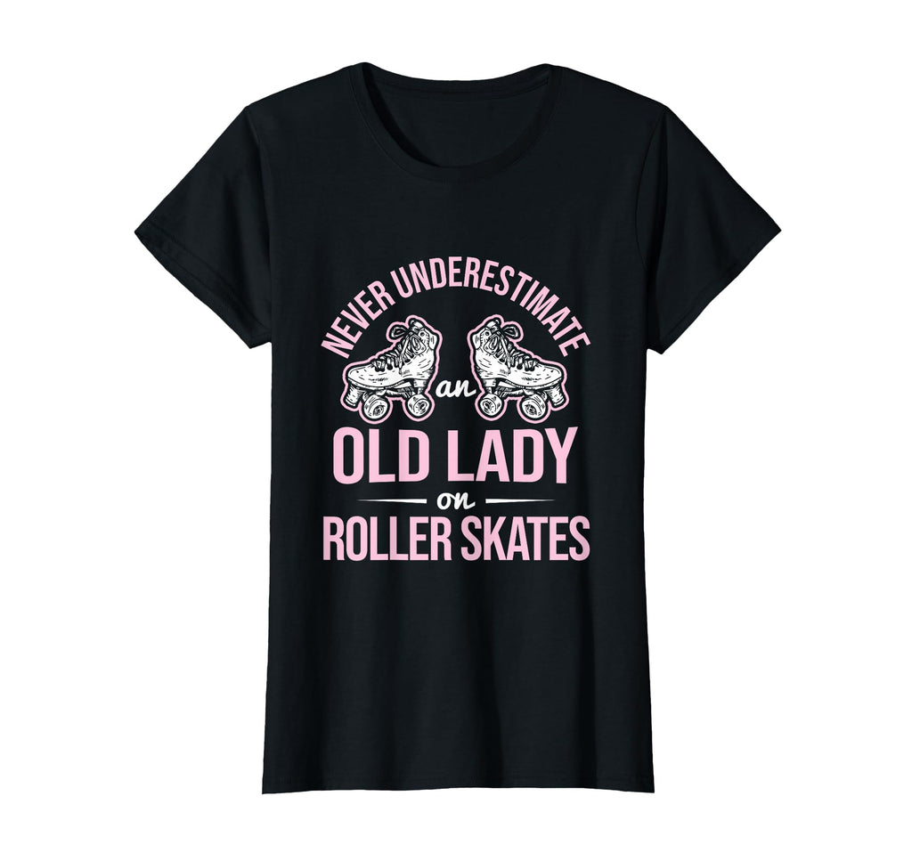 Old Lady Roller Derby Roller Skating T-Shirt - Minimalist Print Men Women - T-Shirt, Sweatshirt, Hoodie