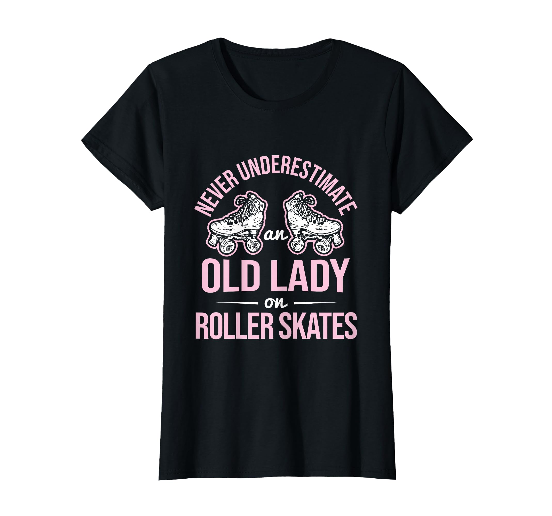 Old Lady Roller Derby Roller Skating T-Shirt - Minimalist Print Men Women - T-Shirt, Sweatshirt, Hoodie