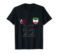 Iran Soccer Fans Jersey Iranian Flag T-Shirt - Trendy Graphic Unisex - T-Shirt, Sweatshirt, Hoodie