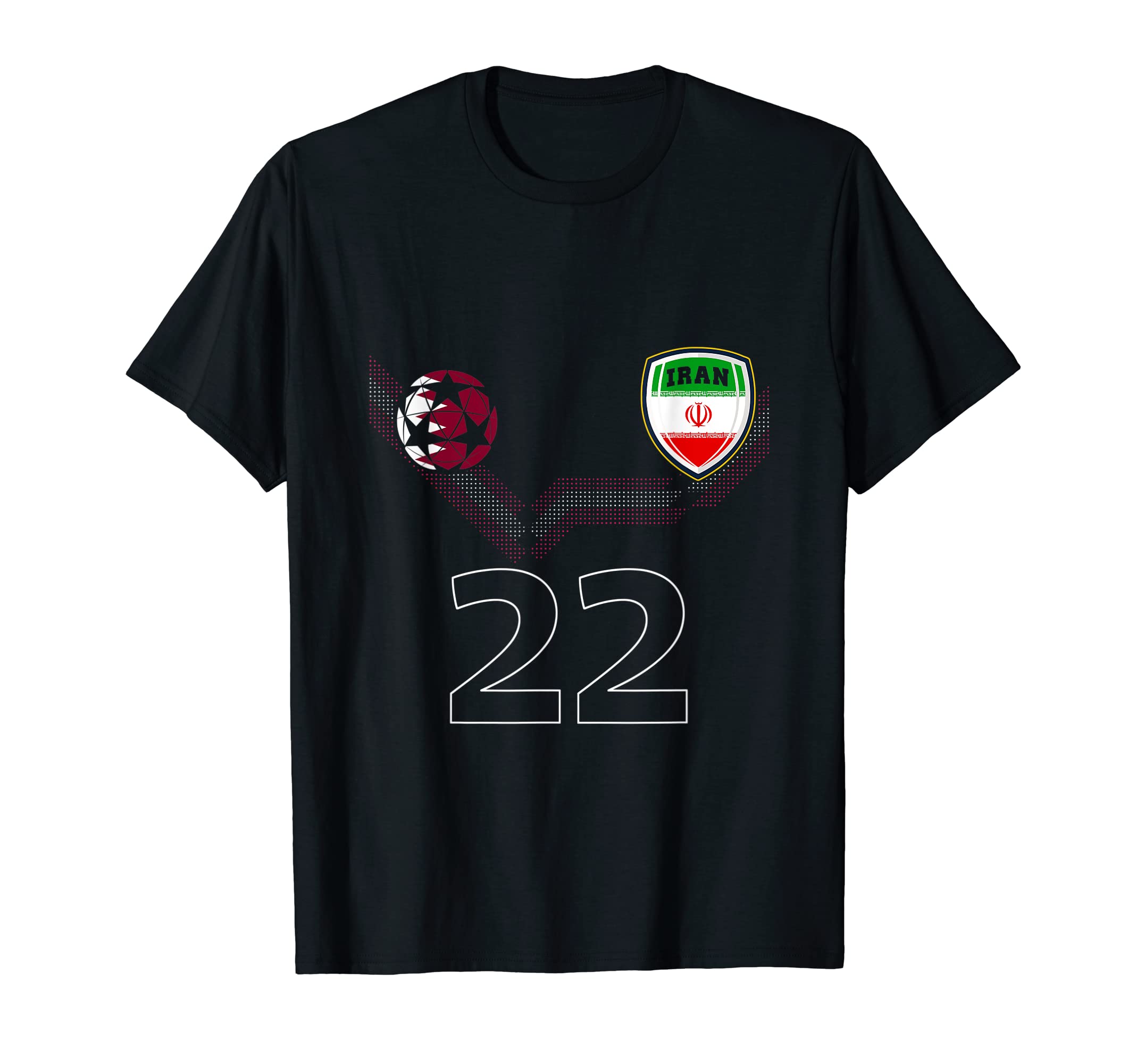 Iran Soccer Fans Jersey Iranian Flag T-Shirt - Trendy Graphic Unisex - T-Shirt, Sweatshirt, Hoodie