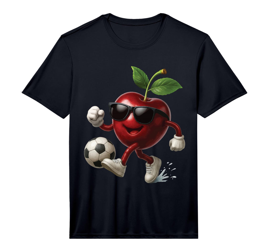 Cherry Soccer Performance T-Shirt - Novelty Apparel for Adults - T-Shirt, Sweatshirt, Hoodie