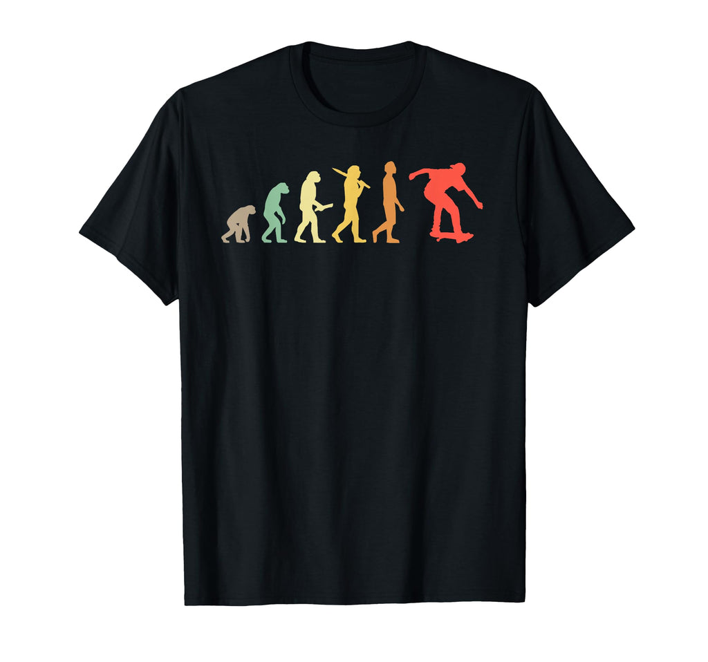 Skating Evolution Gift Skaters T-Shirt - Aesthetic Graphic for Adults - T-Shirt, Sweatshirt, Hoodie