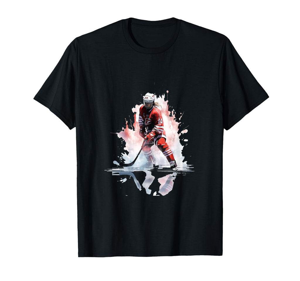 Ice Hockey Player Goalkeeper Hockey T-Shirt - Novelty Apparel for Adults - T-Shirt, Sweatshirt, Hoodie