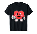 Heart Soccer Player Soccer Sports T-Shirt - Aesthetic Graphic for Adults - T-Shirt, Sweatshirt, Hoodie