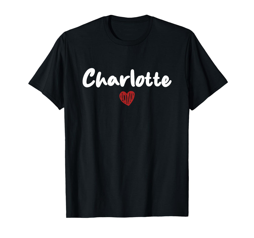 Charlotte I Love Charlotte Throwback T-Shirt - Minimalist Print for Adults - T-Shirt, Sweatshirt, Hoodie