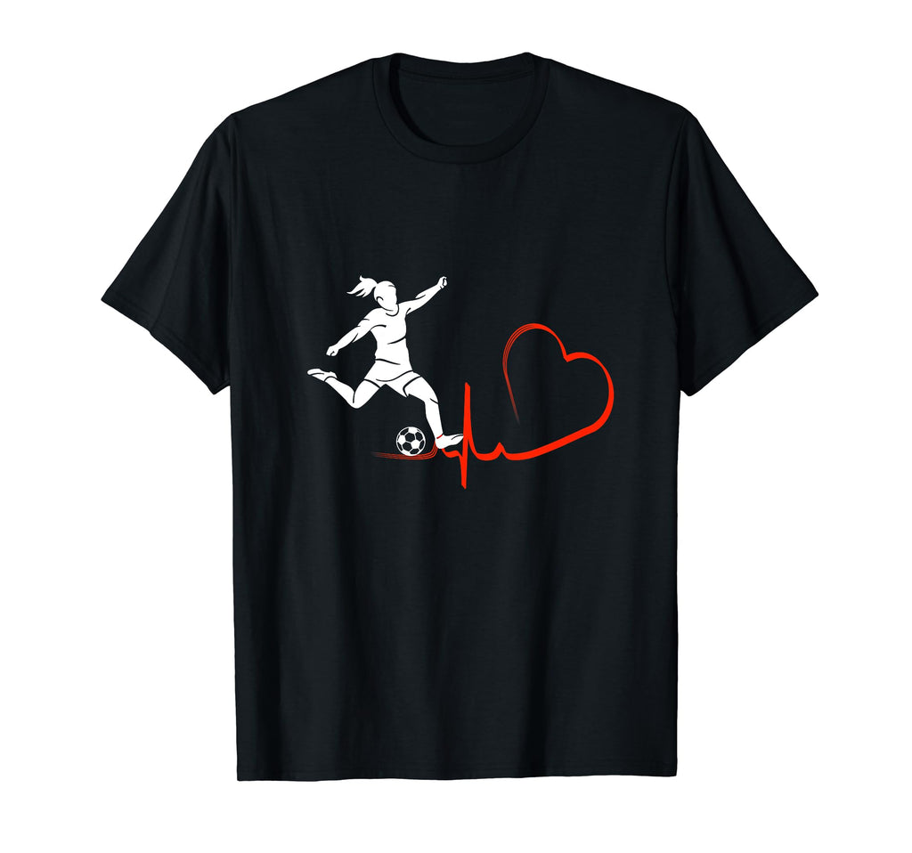 Soccer Football Heartbeat Funny Sports T-Shirt - Unique Graphic for Adults - T-Shirt, Sweatshirt, Hoodie