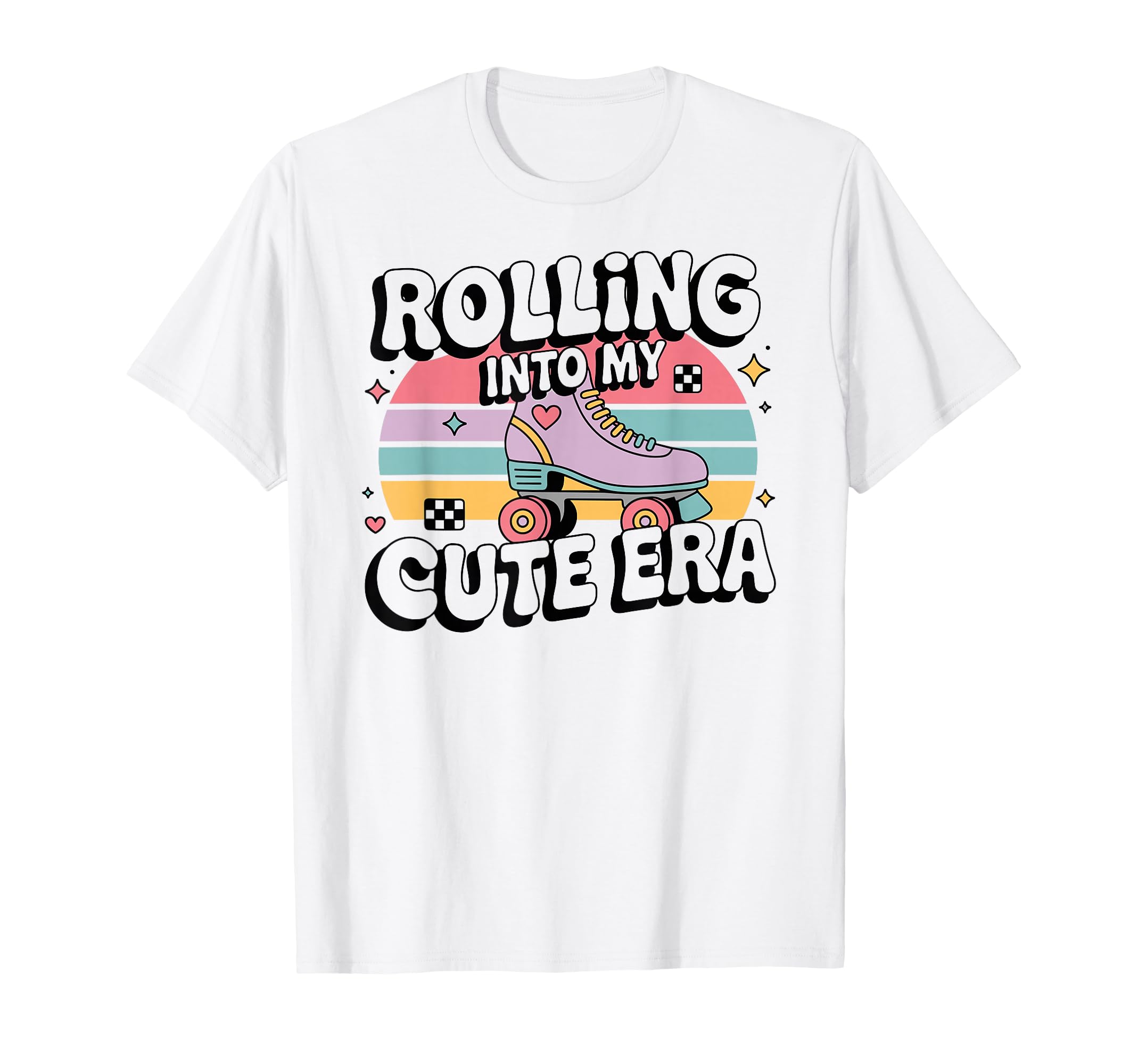 Rolling Into My Era Roller Skating T-Shirt - Unique Graphic for Adults - T-Shirt, Sweatshirt, Hoodie