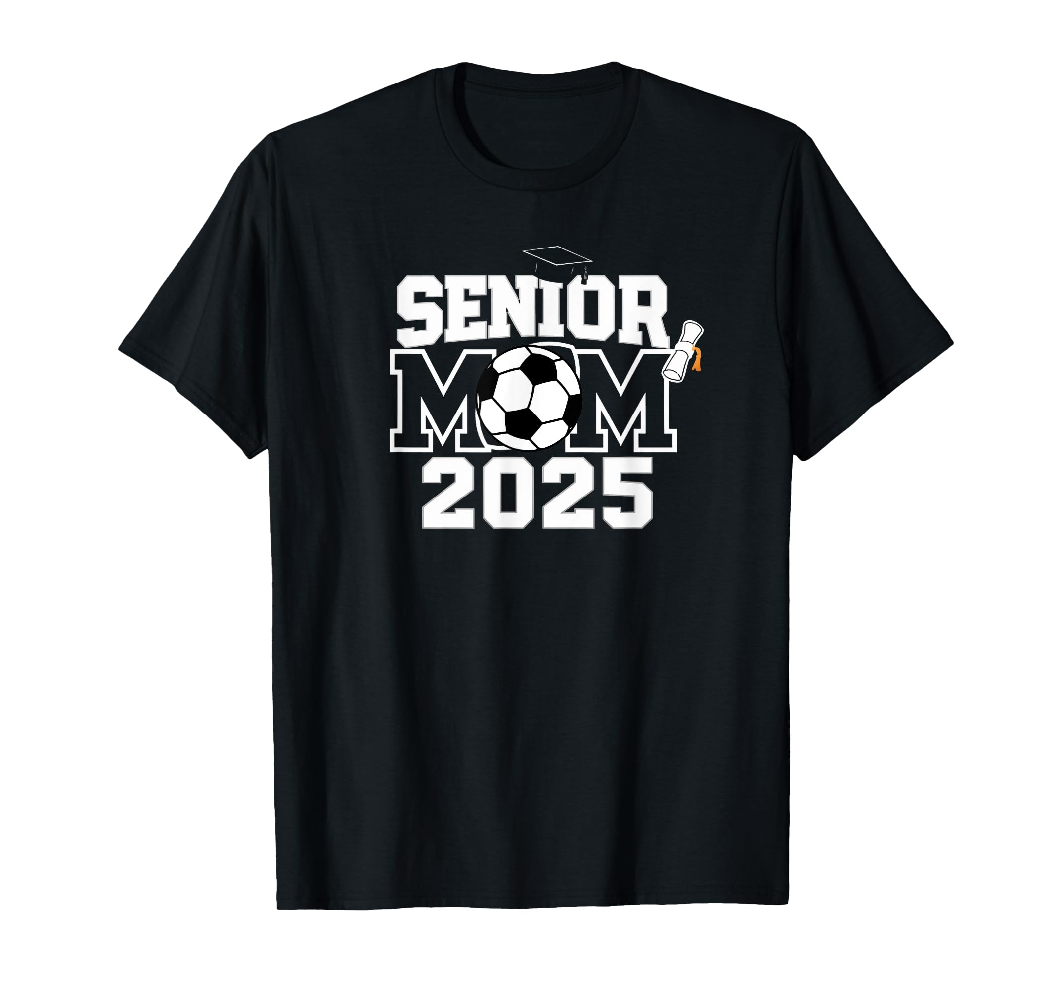 Senior 2025 Soccer Mom High School T-Shirt - Trendy Graphic for Adults - T-Shirt, Sweatshirt, Hoodie