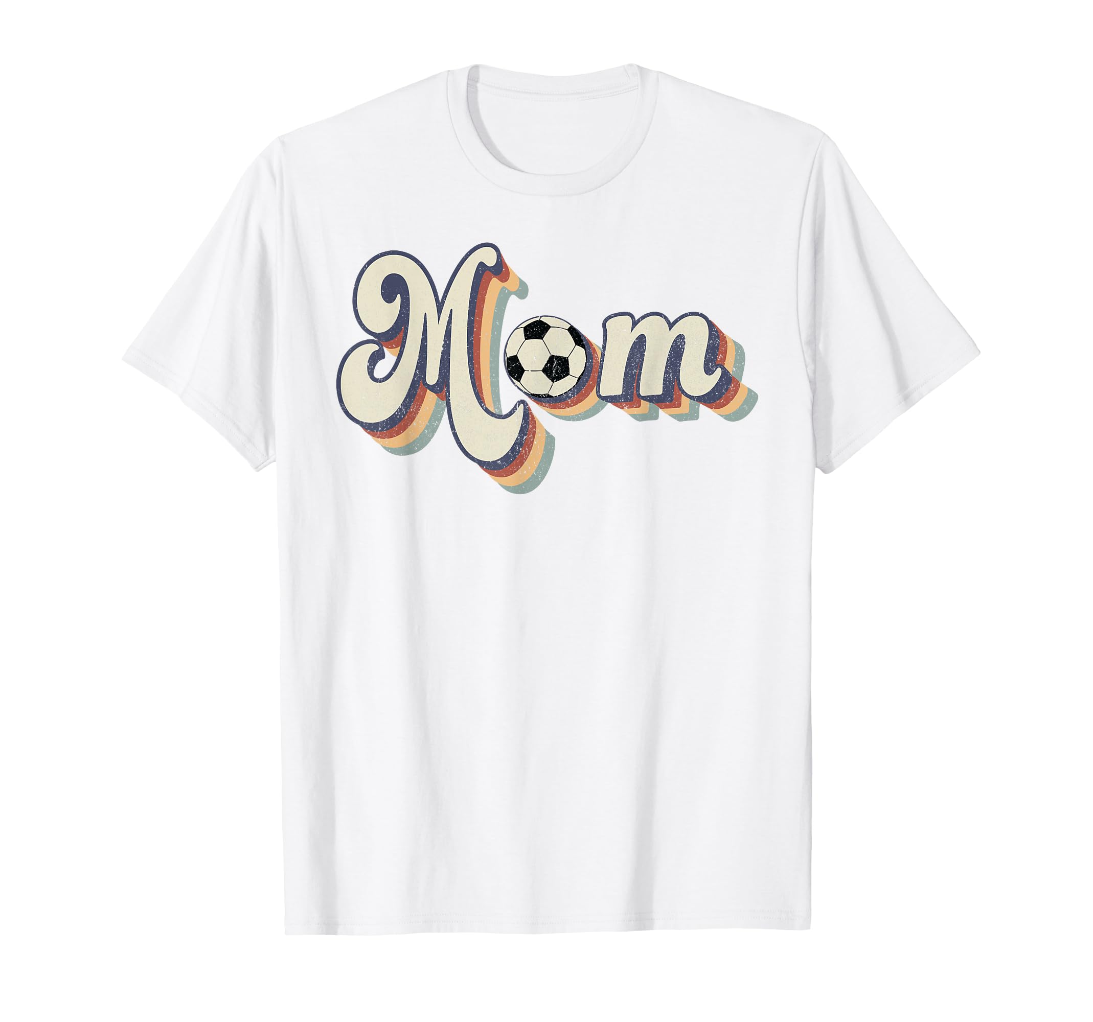 Soccer Mom Soccer Mama Groovy Mothers Day T-Shirt - Unique Graphic Unisex - T-Shirt, Sweatshirt, Hoodie
