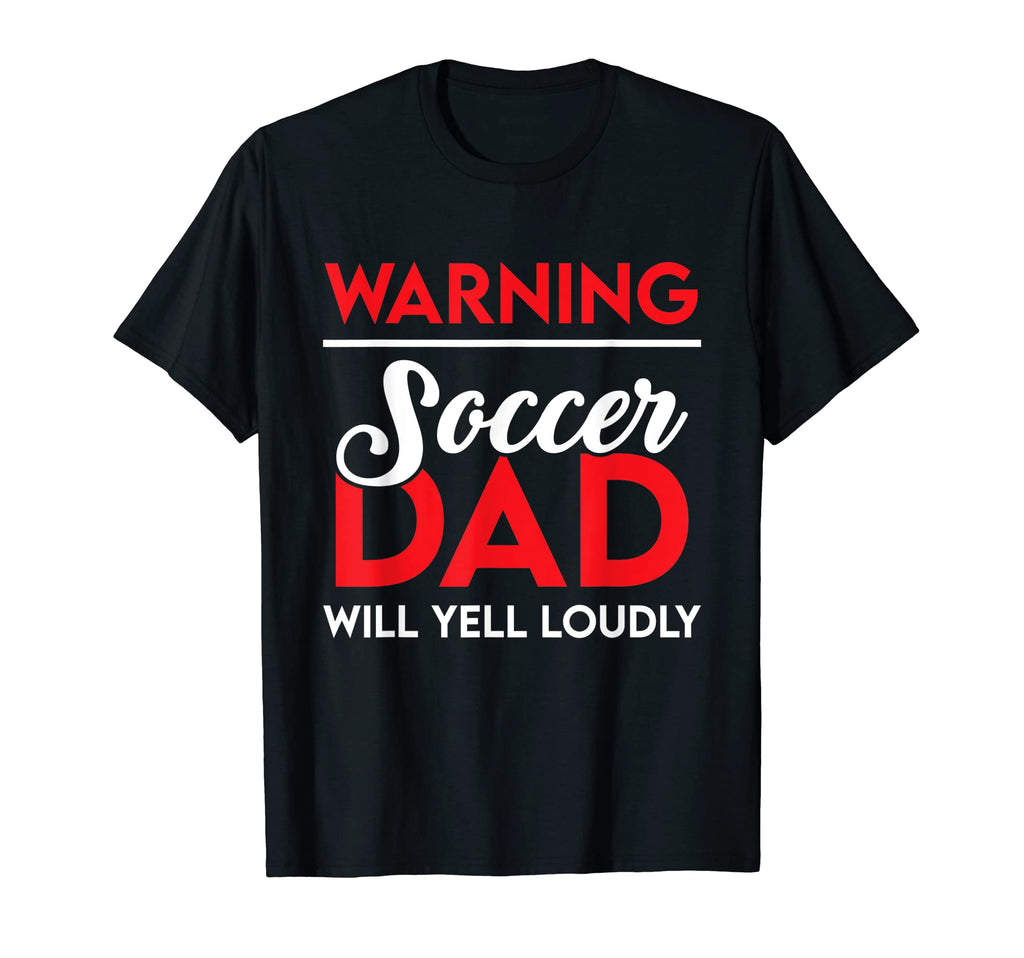 New First Time Dad To Be Yell Soccer T-Shirt - Minimalist Print Men Women - T-Shirt, Sweatshirt, Hoodie
