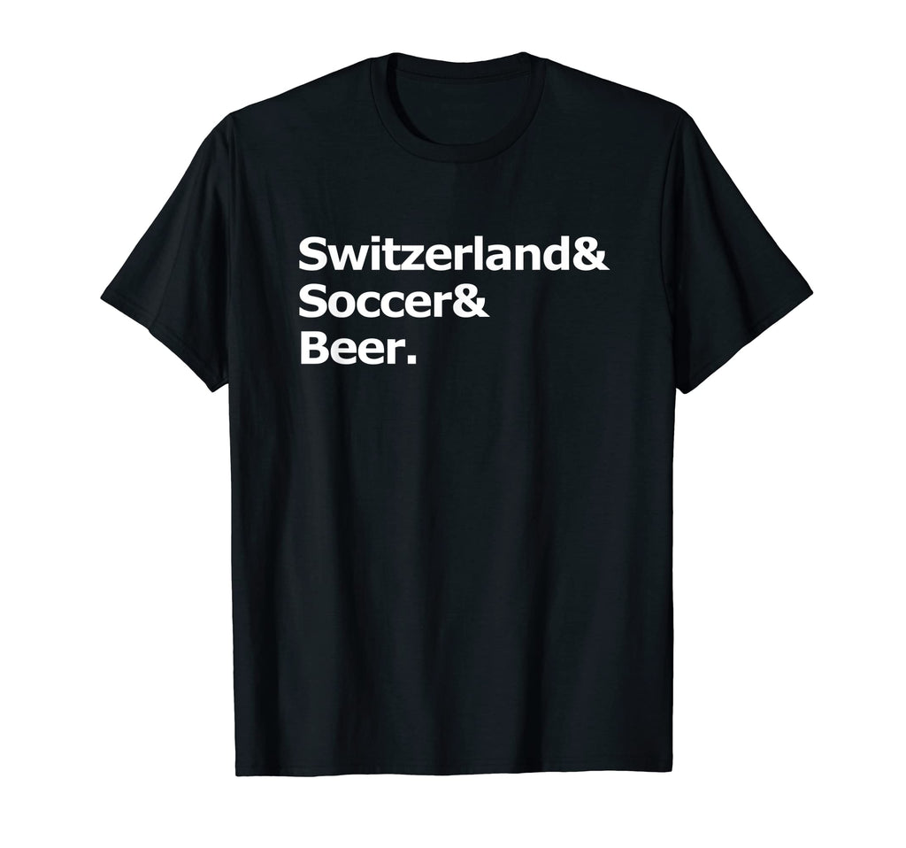 Switzerland Soccer Beer Football Swiss T-Shirt - Streetwear Style Unisex - T-Shirt, Sweatshirt, Hoodie
