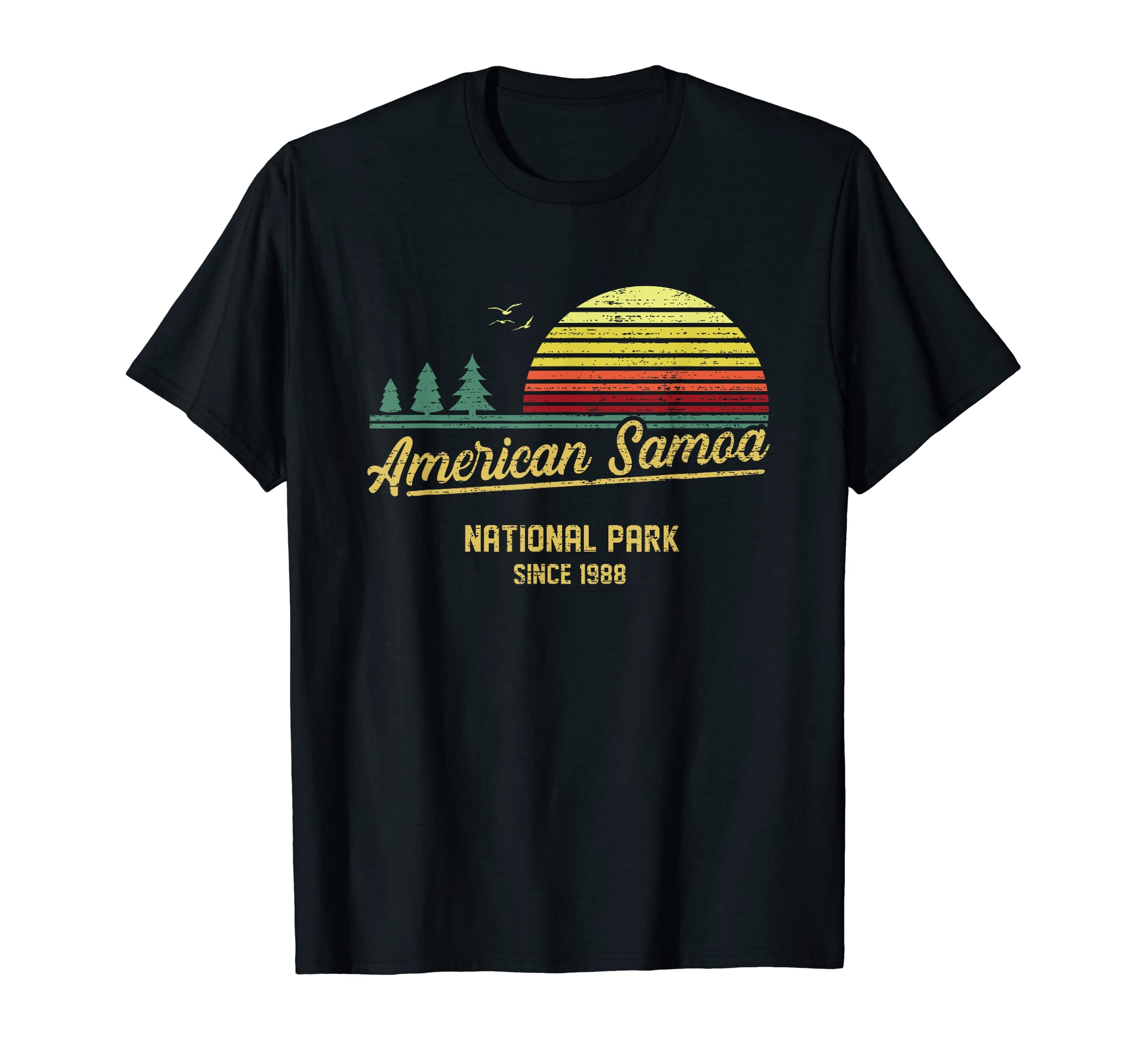 American Samoa 1988 Est National T-Shirt - Minimalist Print for Adults - T-Shirt, Sweatshirt, Hoodie