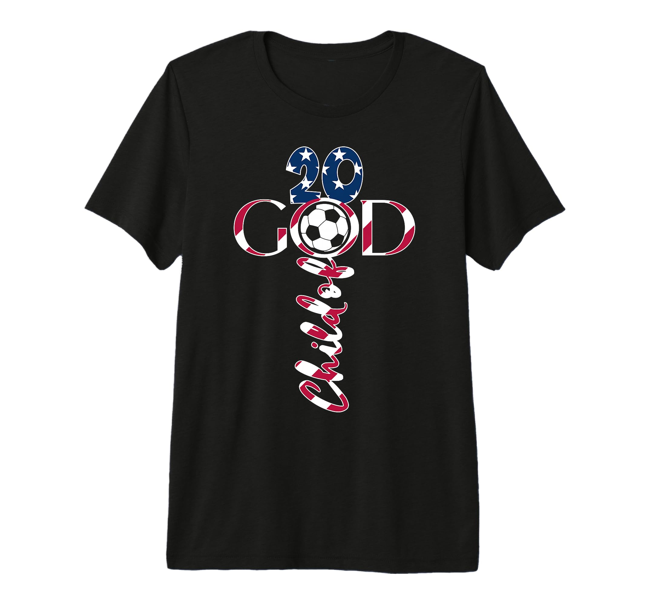 Jesus 20 Years Child God Soccer 20Th T-Shirt - Aesthetic Graphic Men Women - T-Shirt, Sweatshirt, Hoodie
