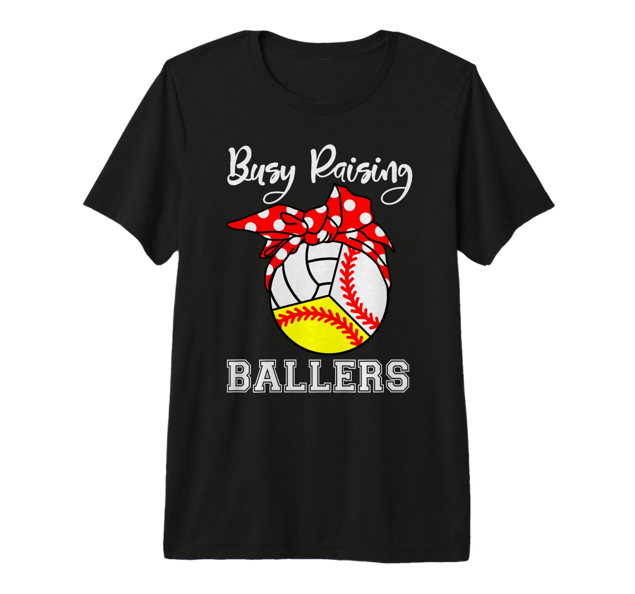 Busy Raising Ballers Funny Baseball T-Shirt - Unique Graphic Men Women - T-Shirt, Sweatshirt, Hoodie