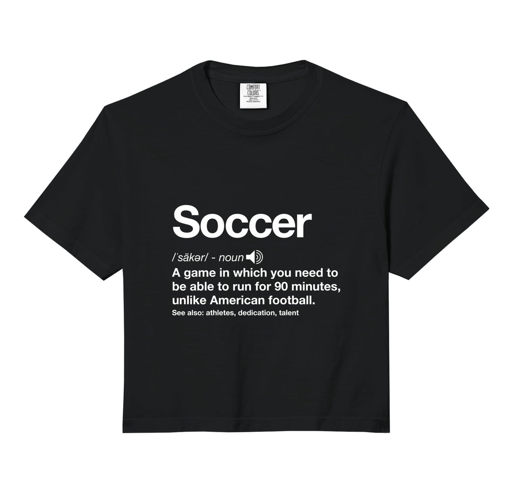 Soccer Definition Funny Football Gag Sweatshirt - Trendy Graphic Men Women - T-Shirt, Sweatshirt, Hoodie
