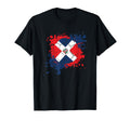 Soccer Ball Flag Dominican Republic T-Shirt - Unique Graphic for Adults - T-Shirt, Sweatshirt, Hoodie