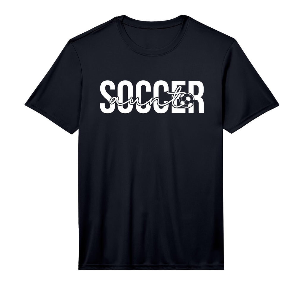 Mens Soccer Aunt Proud Aunt Soccer T-Shirt - Novelty Apparel Men Women - T-Shirt, Sweatshirt, Hoodie