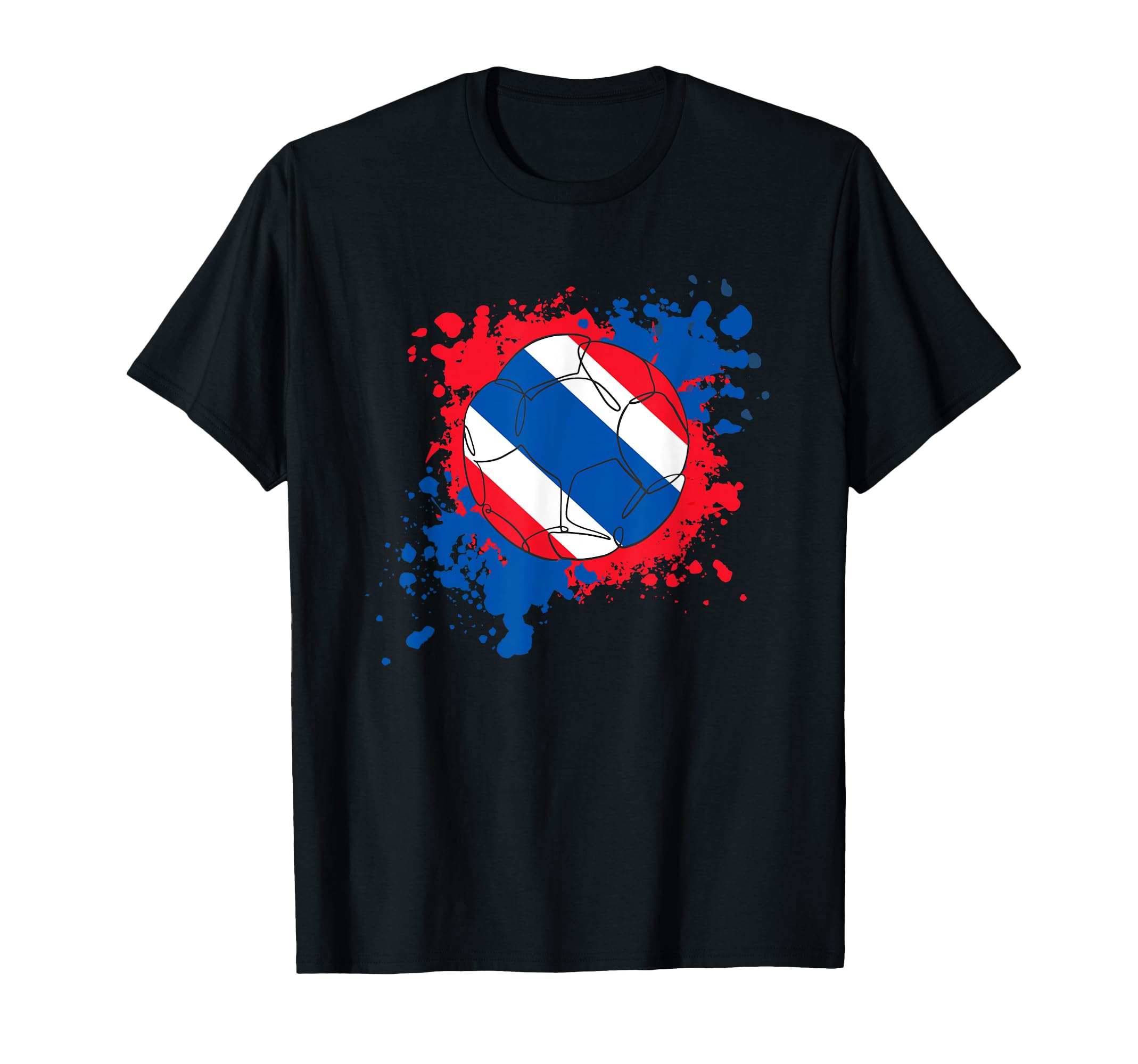 Soccer Ball Flag Thailand T-Shirt - Streetwear Style Men Women - T-Shirt, Sweatshirt, Hoodie