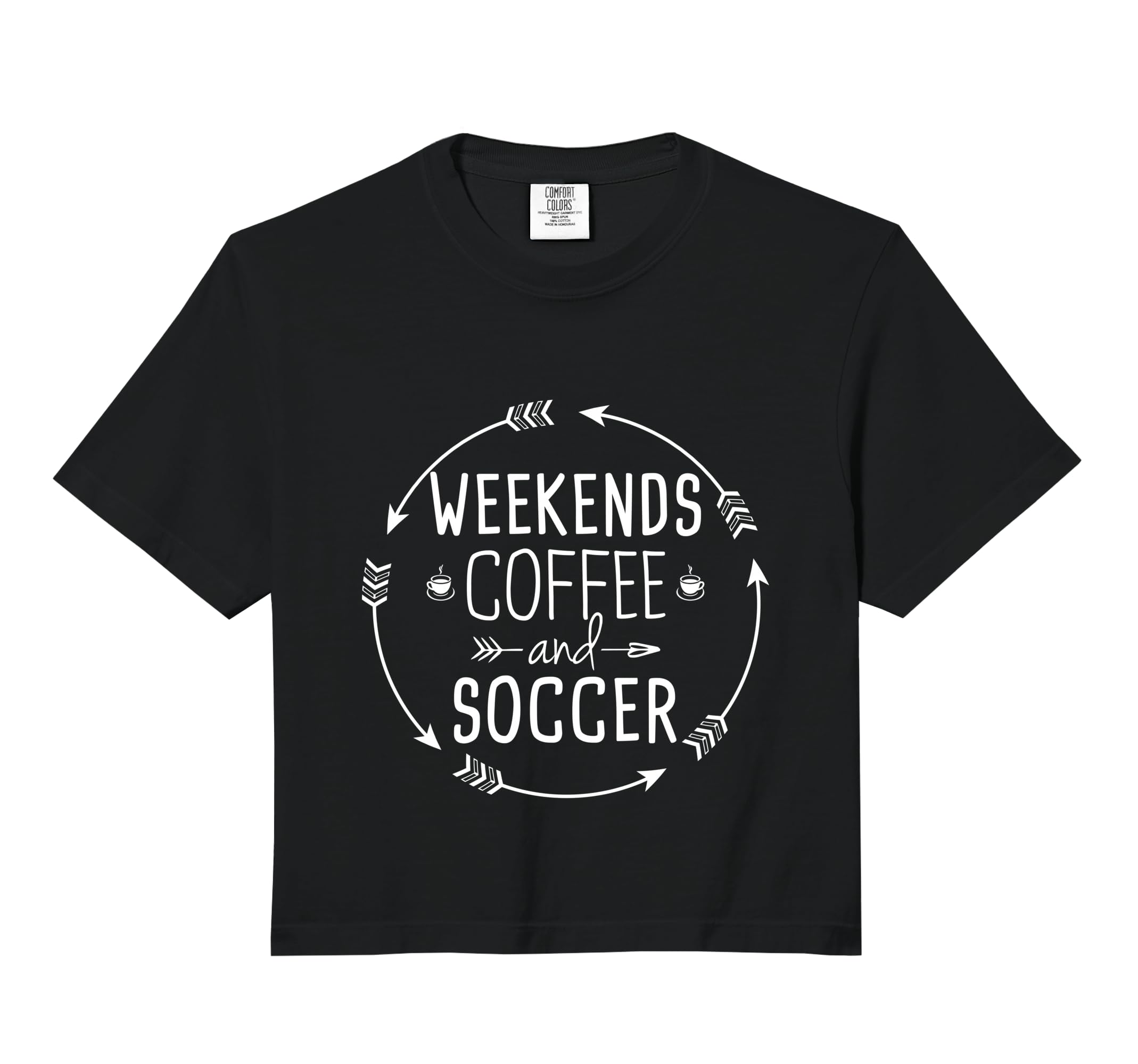 Weekends Coffee And Soccer Mom Sweatshirt - Fun Novelty Design Men Women - T-Shirt, Sweatshirt, Hoodie