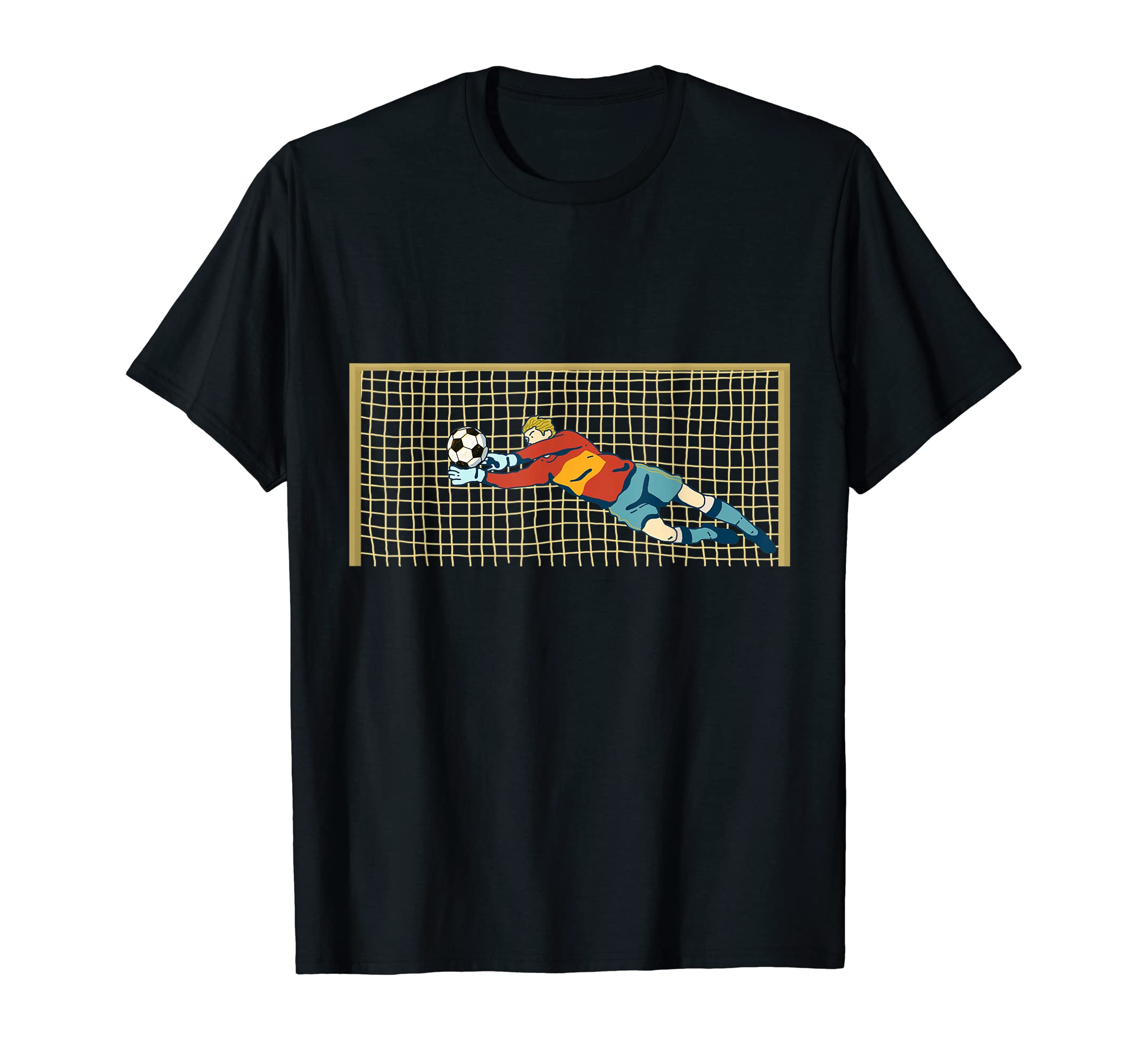 Soccer Goalie Football Footy T-Shirt - Casual Everyday Wear for Adults - T-Shirt, Sweatshirt, Hoodie