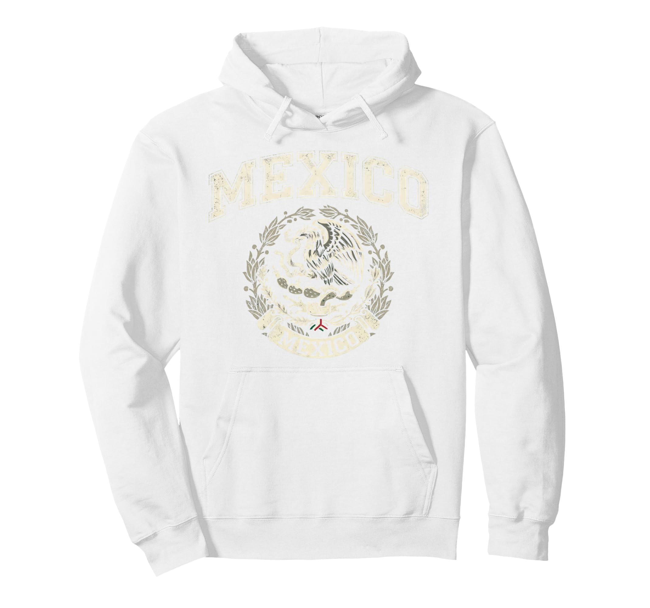 Mexico Flag Mexican Hispanic Pride Hoodie - Casual Everyday Wear Unisex - T-Shirt, Sweatshirt, Hoodie