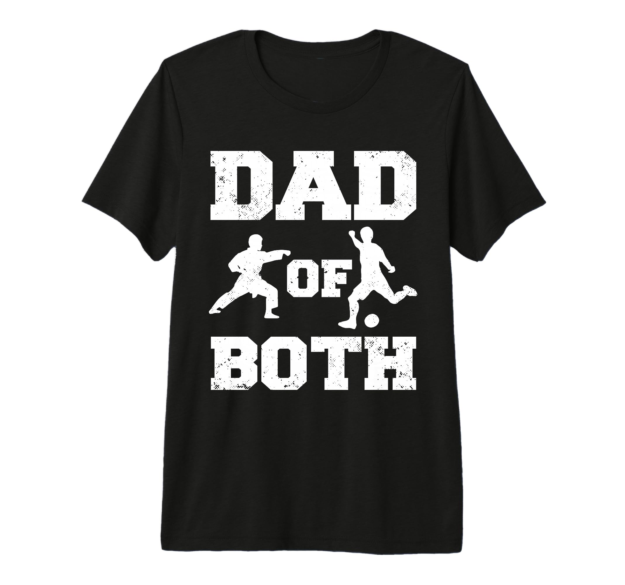 Mens Dad Both Funny Karate Soccer Dad T-Shirt - Aesthetic Graphic Unisex - T-Shirt, Sweatshirt, Hoodie