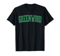 Greenwood Distressed Green Varsity T-Shirt - Streetwear Style for Adults - T-Shirt, Sweatshirt, Hoodie
