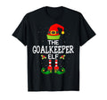 Goalkeeper Elf Family Matching Pajama T-Shirt - Custom Art Print for Adults - T-Shirt, Sweatshirt, Hoodie