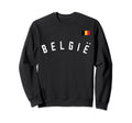 Belgium Football Flag Pride Sweatshirt - Aesthetic Graphic for Adults - T-Shirt, Sweatshirt, Hoodie