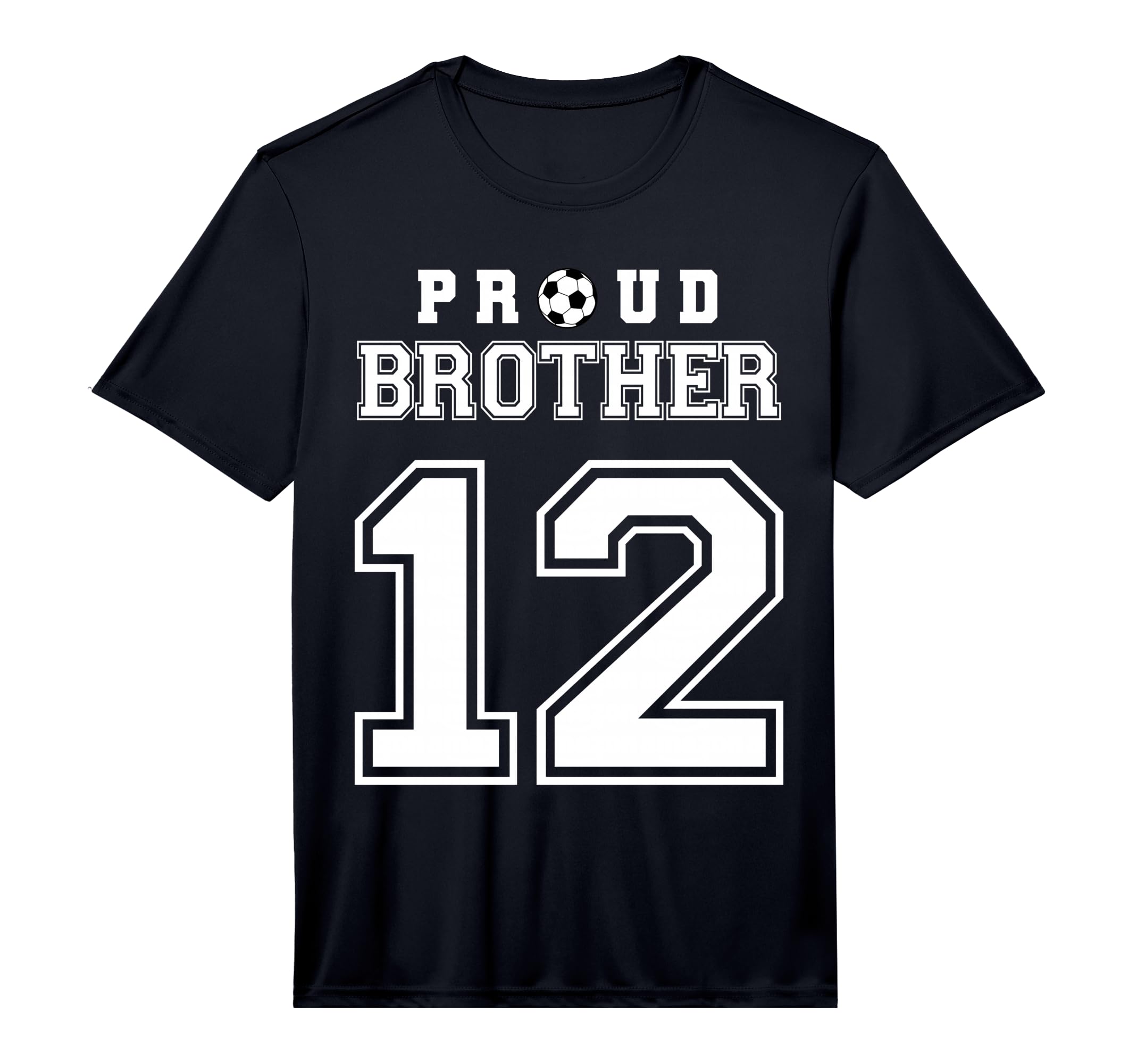 Number 12 Custom Proud Soccer Futbol T-Shirt - Fun Novelty Design Unisex - T-Shirt, Sweatshirt, Hoodie