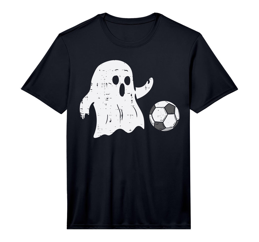 Ghost Playing Soccer Funny Football T-Shirt - Custom Art Print Unisex - T-Shirt, Sweatshirt, Hoodie