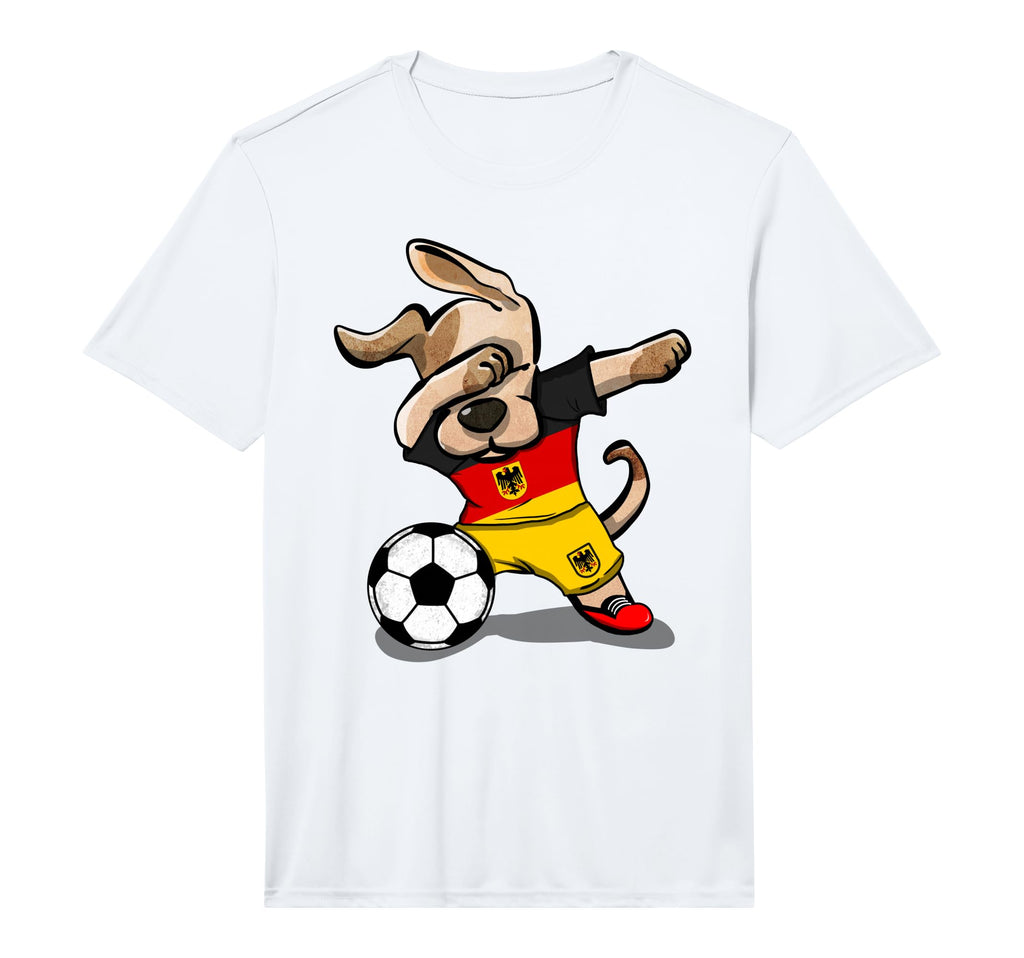 Dabbing Dog Germany Soccer Fans T-Shirt - Casual Everyday Wear for Adults - T-Shirt, Sweatshirt, Hoodie