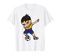 Dabbing Soccer Colombia Jersey T-Shirt - Unique Graphic for Adults - T-Shirt, Sweatshirt, Hoodie