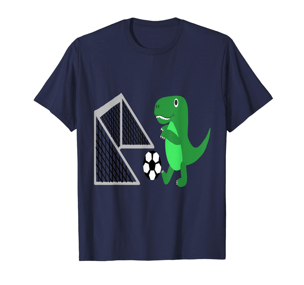 Hmrdesigns T Rex Playing Soccer T-Shirt - Unique Graphic Unisex - T-Shirt, Sweatshirt, Hoodie