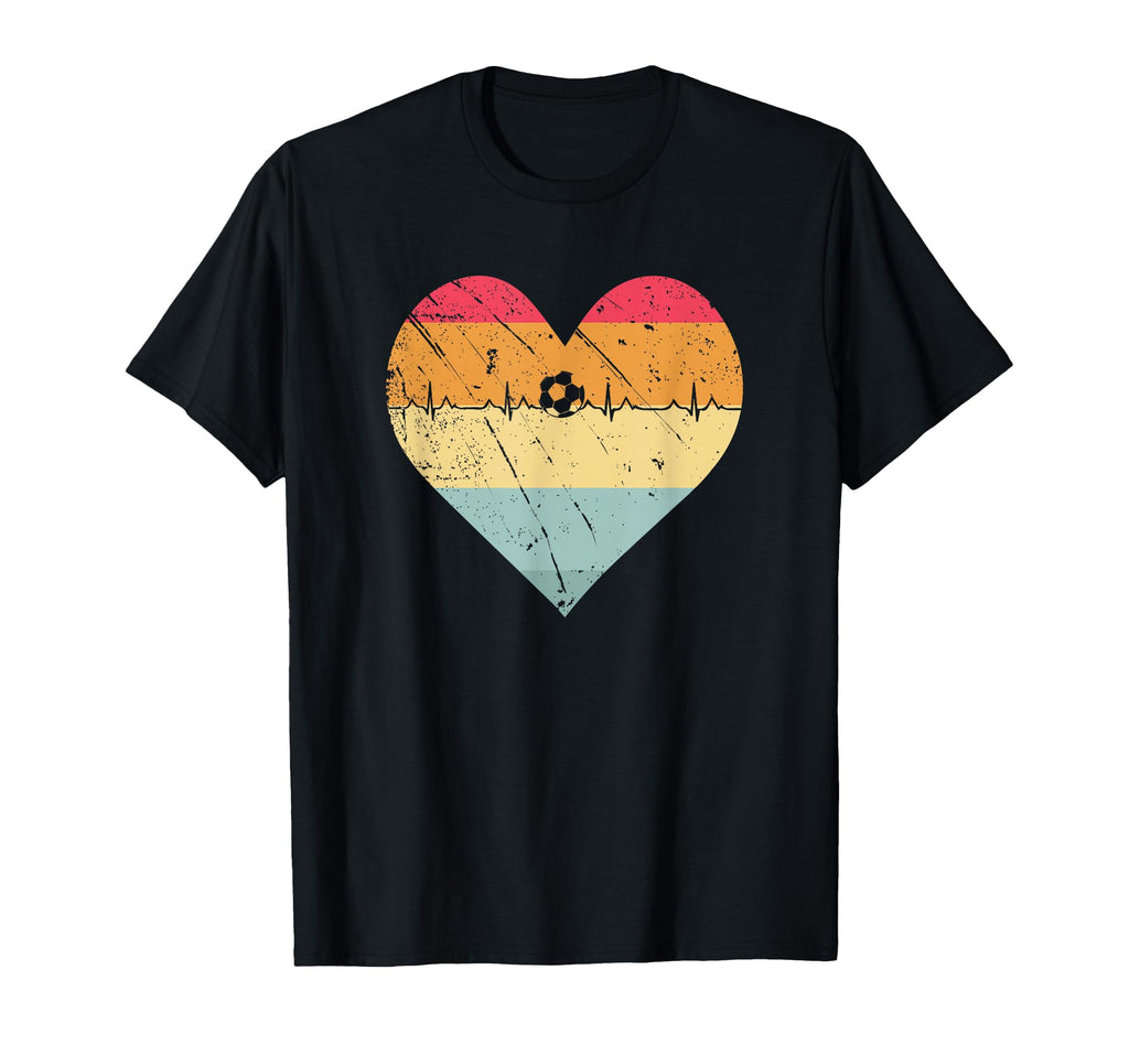 Soccer Heartbeat Soccer Ball Heartbeat T-Shirt - Trendy Graphic for Adults - T-Shirt, Sweatshirt, Hoodie