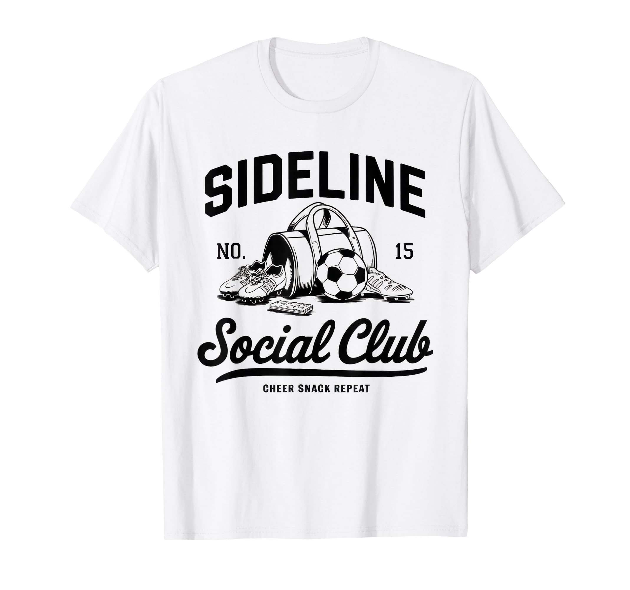 Sideline Social Club Soccer Mom Game Day T-Shirt - Minimalist Print Unisex - T-Shirt, Sweatshirt, Hoodie