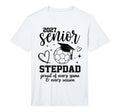 2027 Senior Soccer Stepdad Proud T-Shirt - Aesthetic Graphic for Adults - T-Shirt, Sweatshirt, Hoodie