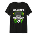Grandpa Birthday Soccer Ball Family T-Shirt - Aesthetic Graphic for Adults - T-Shirt, Sweatshirt, Hoodie