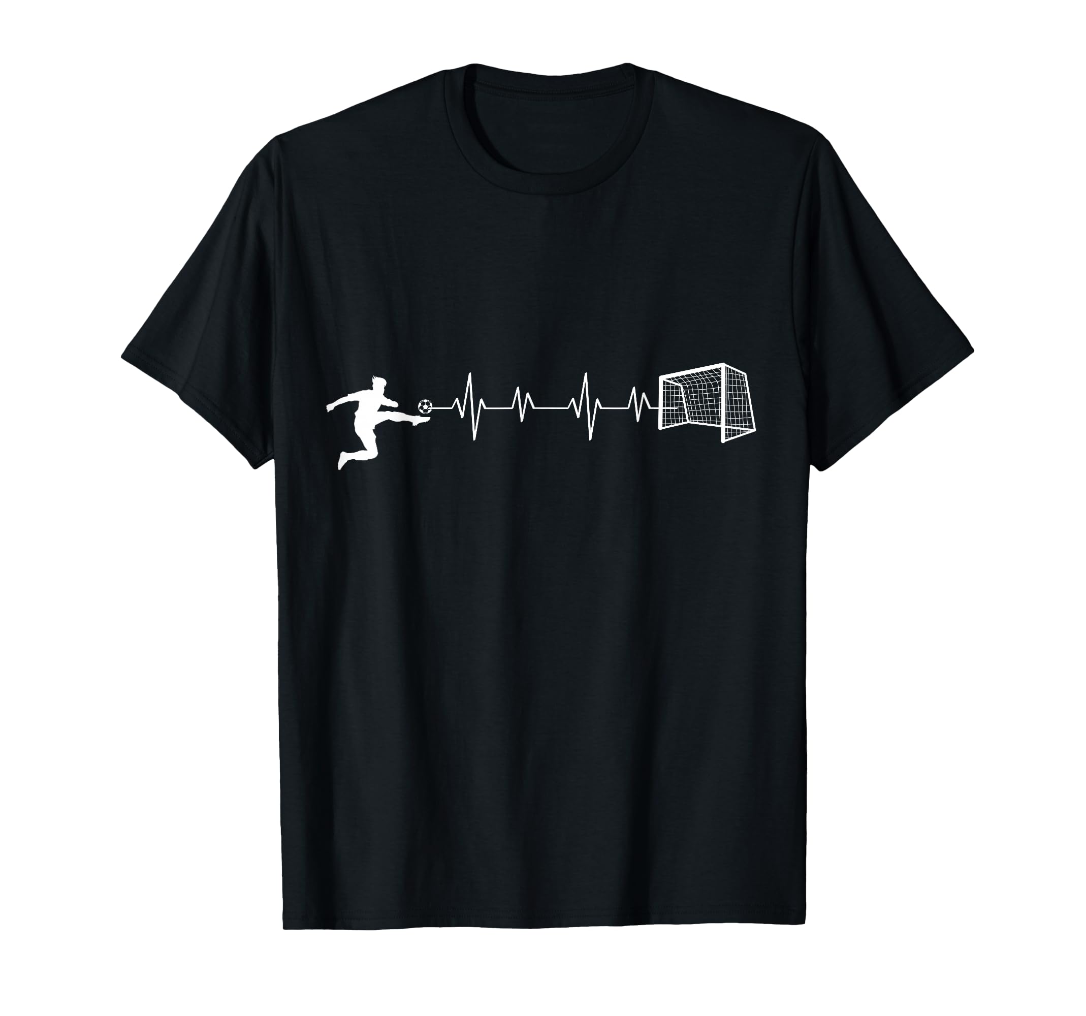 Soccer Player Kicking Ball Sports Lover T-Shirt - Minimalist Print Unisex - T-Shirt, Sweatshirt, Hoodie