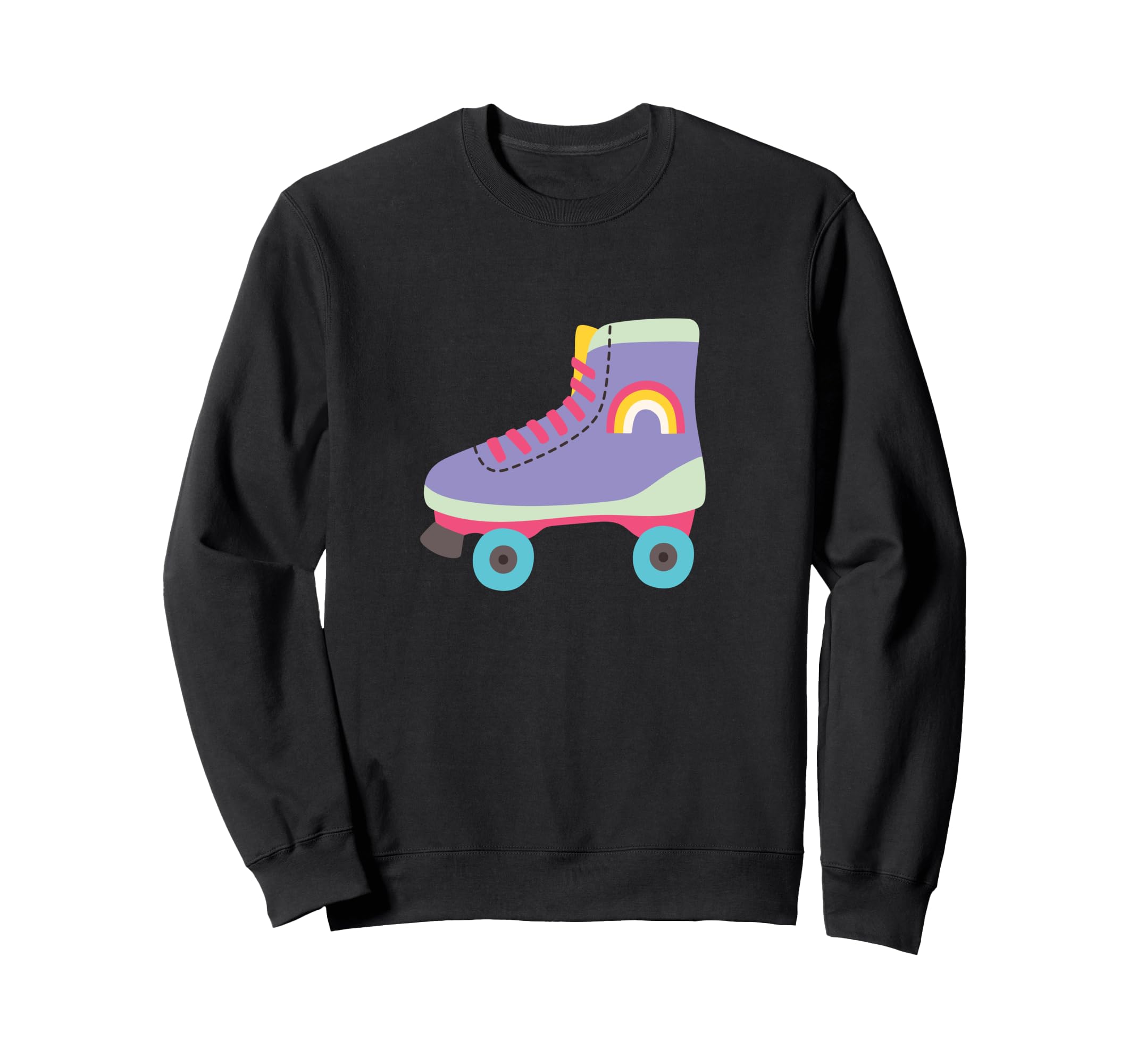 Colorful Roller Skate Art Sweatshirt - Unique Graphic for Adults - T-Shirt, Sweatshirt, Hoodie