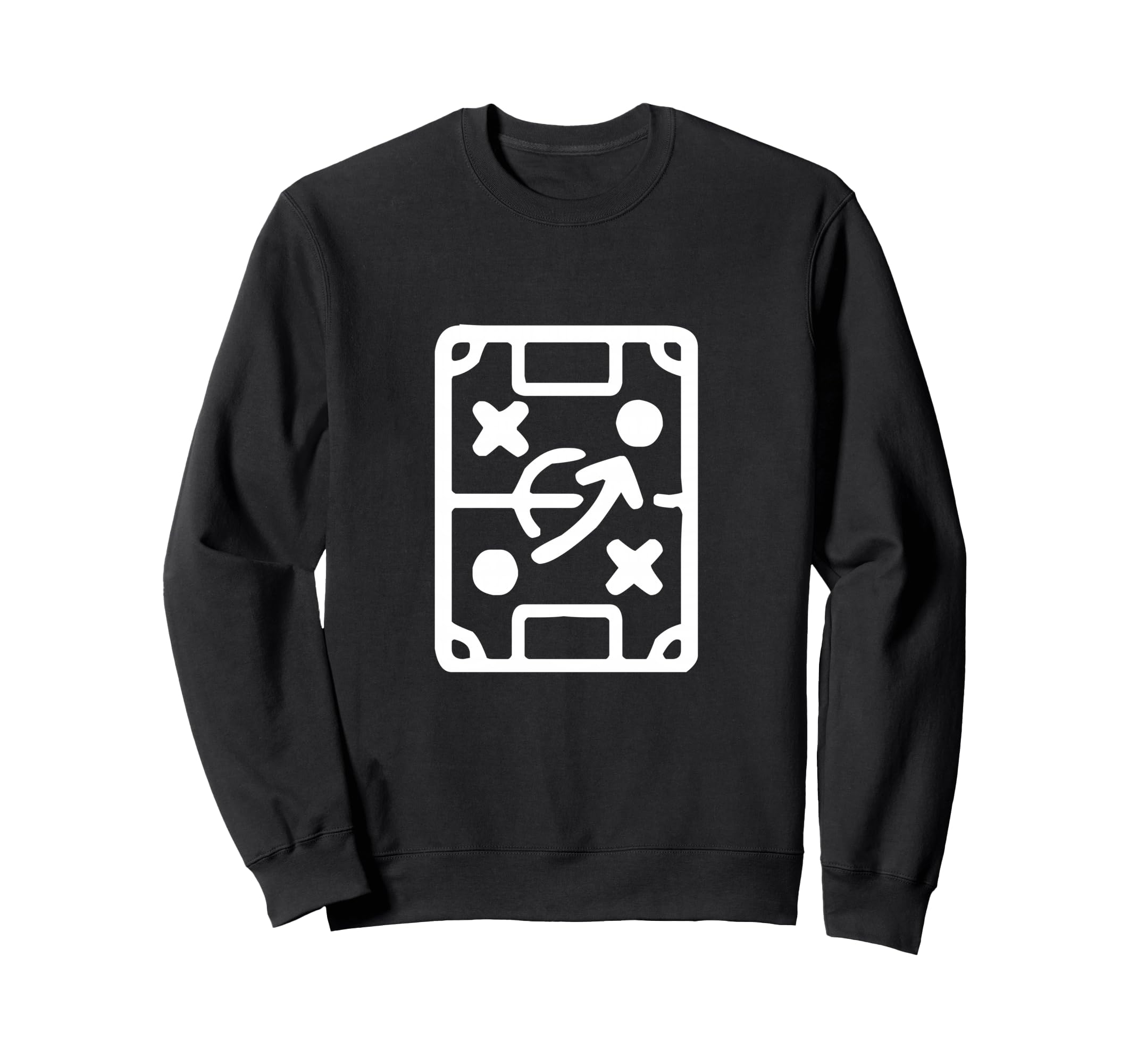 Soccer Coach Play Maker Field Sweatshirt - Fun Novelty Design for Adults - T-Shirt, Sweatshirt, Hoodie