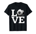 Love Soccer Fans Casual Wear Fans T-Shirt - Minimalist Print for Adults - T-Shirt, Sweatshirt, Hoodie