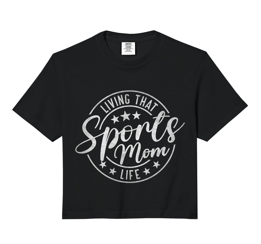 Living That Sports Mom Life Mothers Day Hoodie - Custom Art Print Unisex - T-Shirt, Sweatshirt, Hoodie