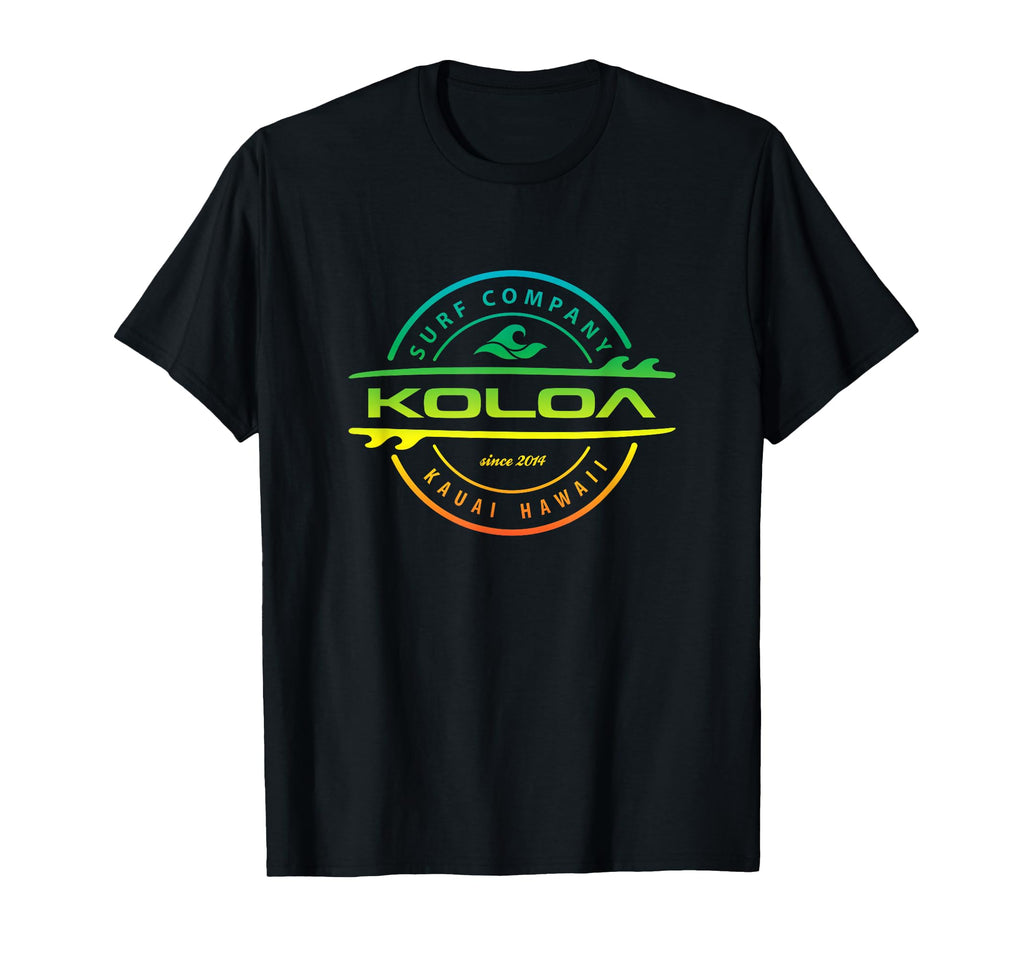 Koloa Surf Multicolor Lightweight T-Shirt - Unique Graphic Men Women - T-Shirt, Sweatshirt, Hoodie