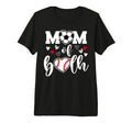 Mom Both Heart Soccer Baseball Sports T-Shirt - Unique Graphic Men Women - T-Shirt, Sweatshirt, Hoodie